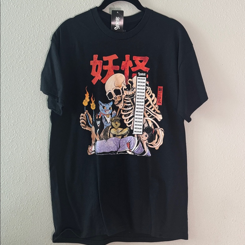 Spencer's Black Tee with Red Graphic